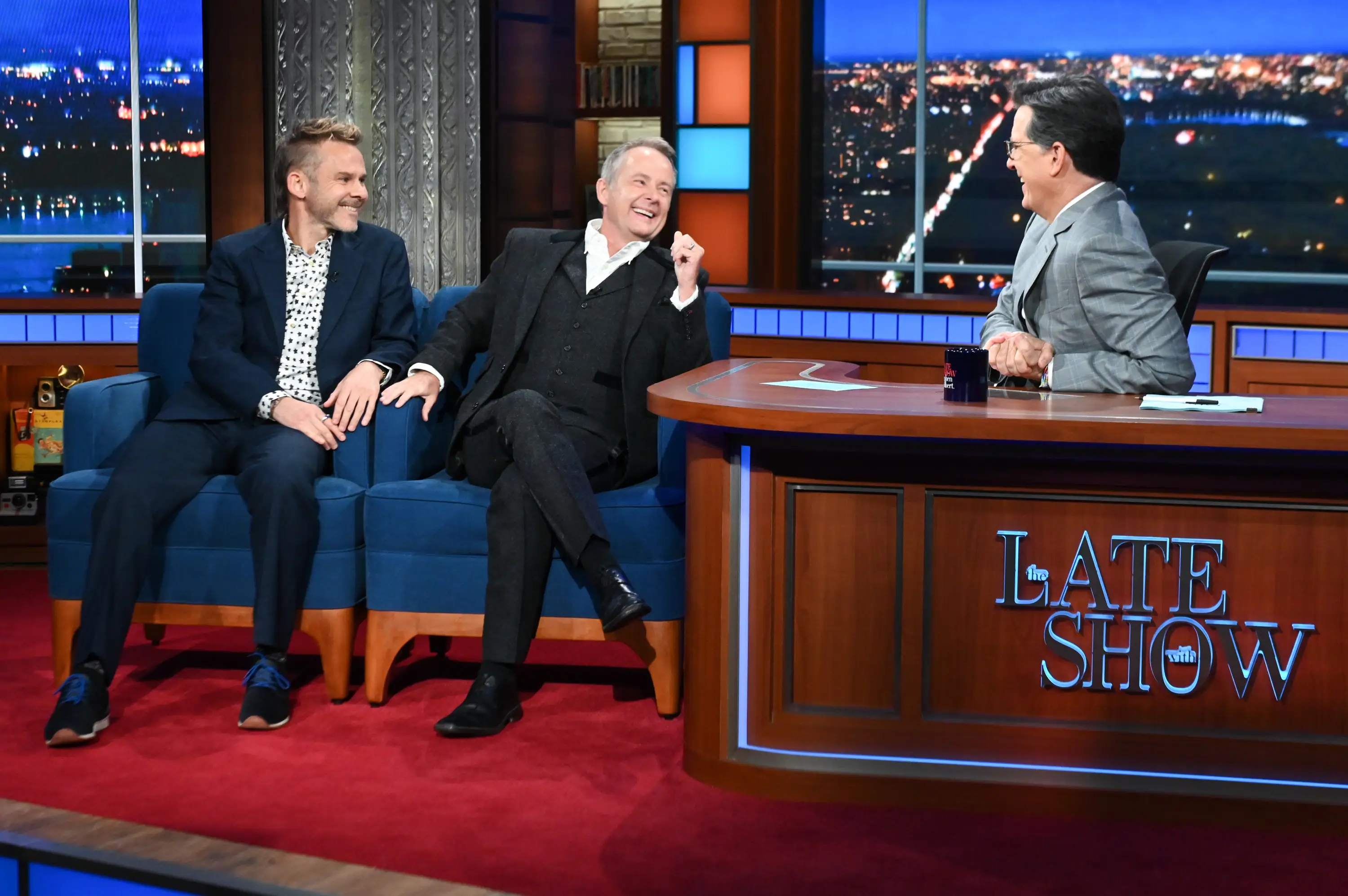 Stephen Colbert has hosted segments alongside Dominic Monaghan and Billy Boyd in the past centred around his love of LOTR (Scott Kowalchyk/CBS via Getty Images)