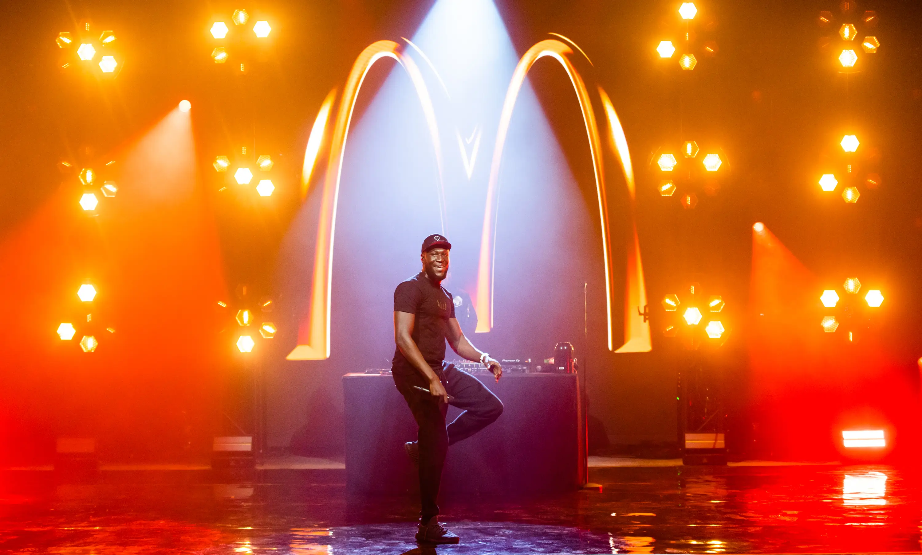 Stormzy performed at McDonald's I'm Lovin' It Live in November 2020 (Samir Hussein/WireImage)