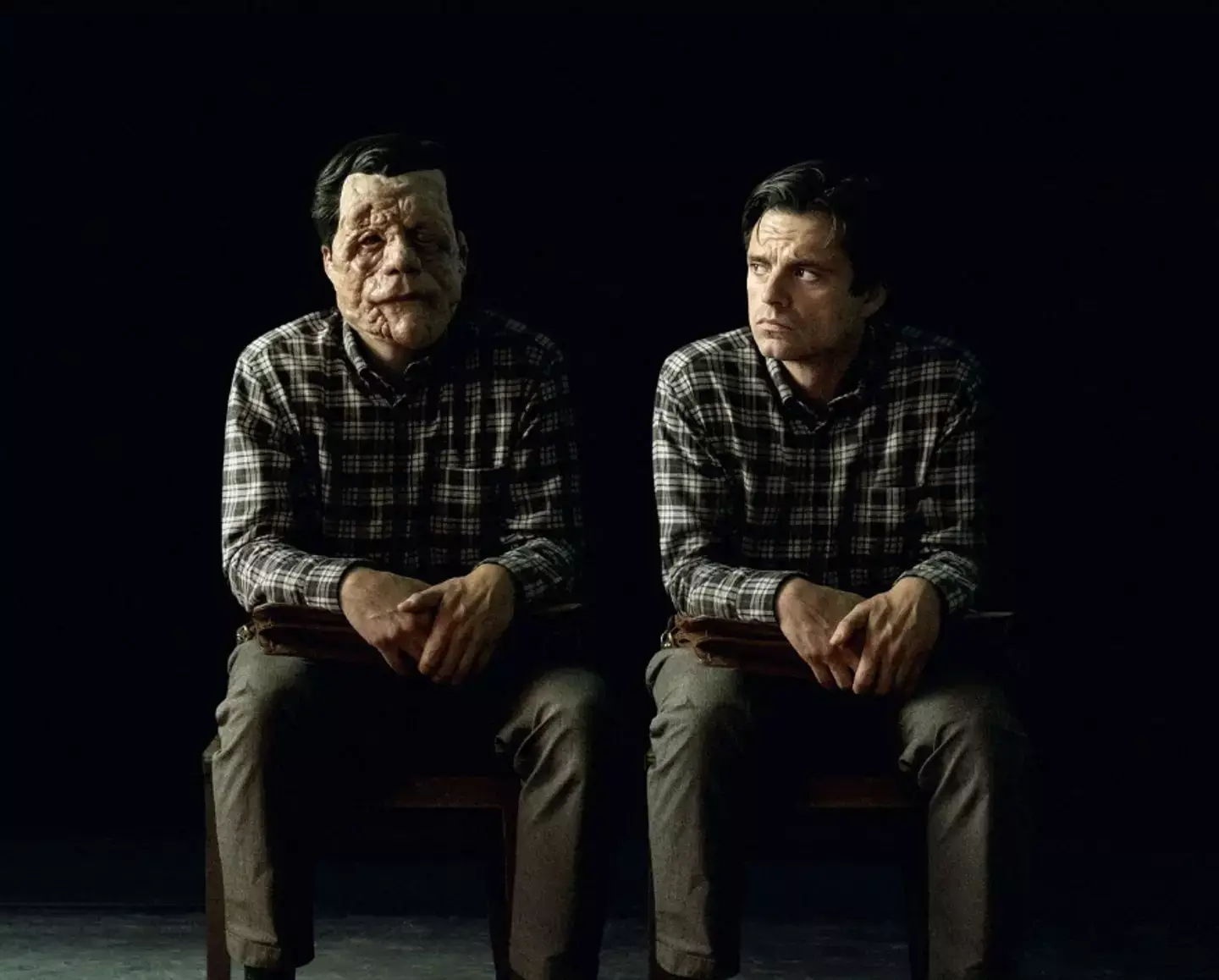 Adam Pearson and Sebastian Stan star in A Different Man (A24)