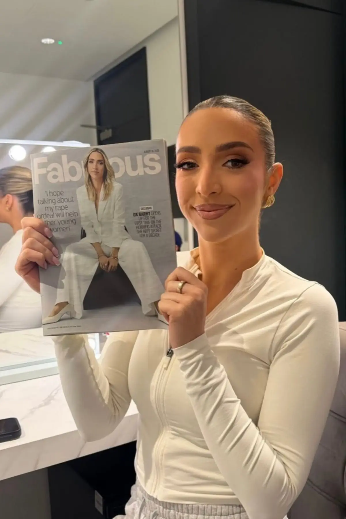 The star's new interview features in Fabulous Magazine (Instagram/@hannahroseholland)