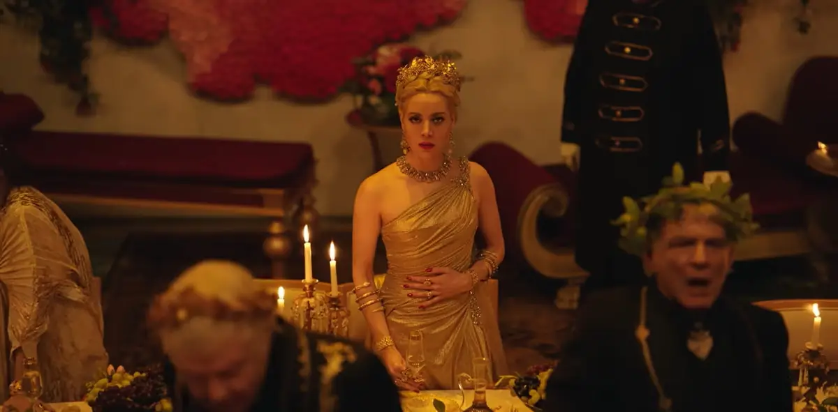 Aubrey Plaza in Megalopolis (Lionsgate)