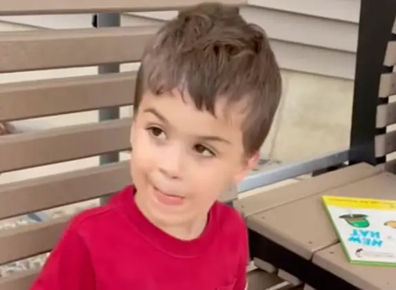 Mason ordered the food on the app Grubhub.