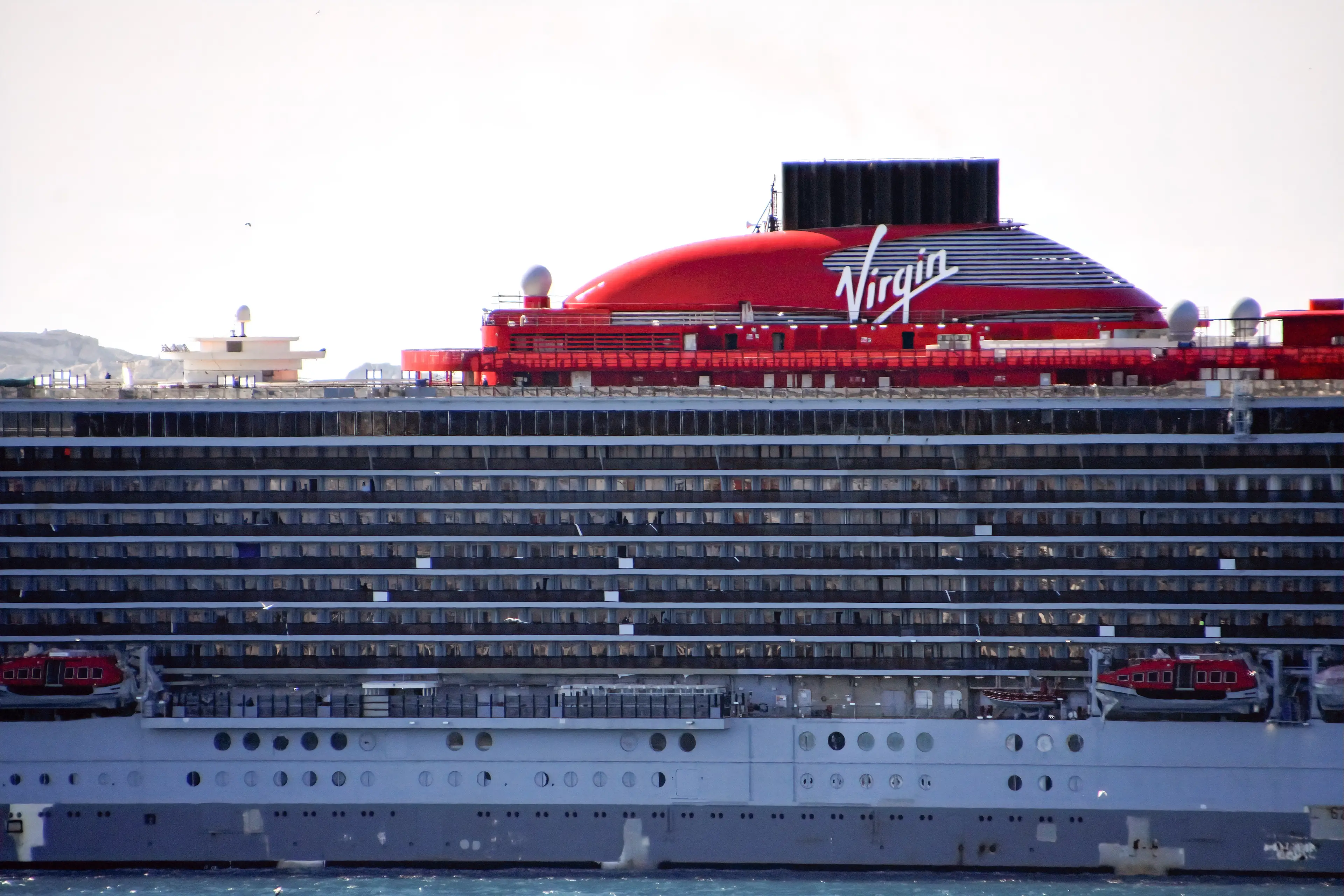 Virgin Voyages' Valiant Lady is huge, to say the least (Gerard Bottino/SOPA Images/LightRocket via Getty Images)