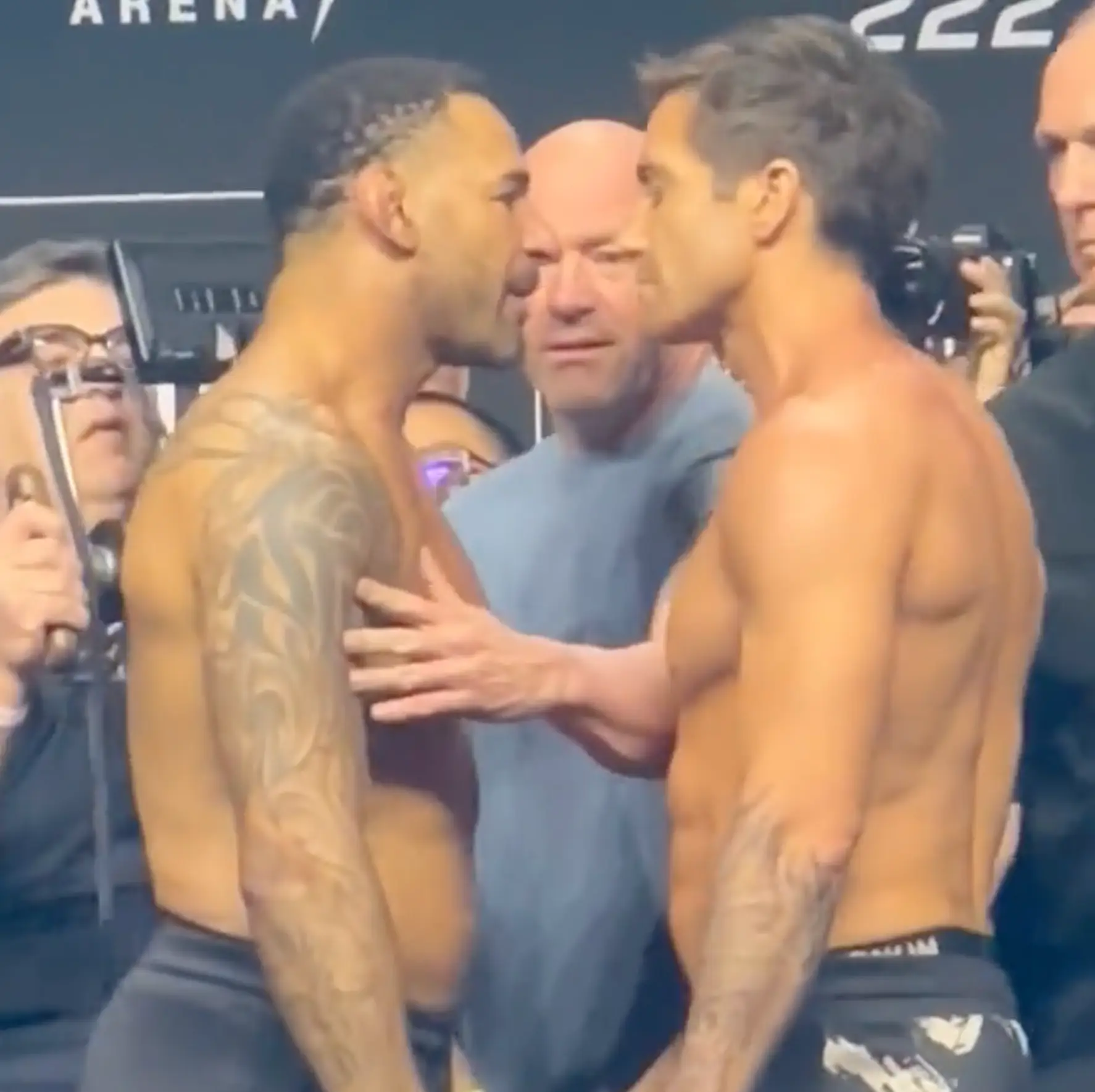 McGregor called for 'one more take'.