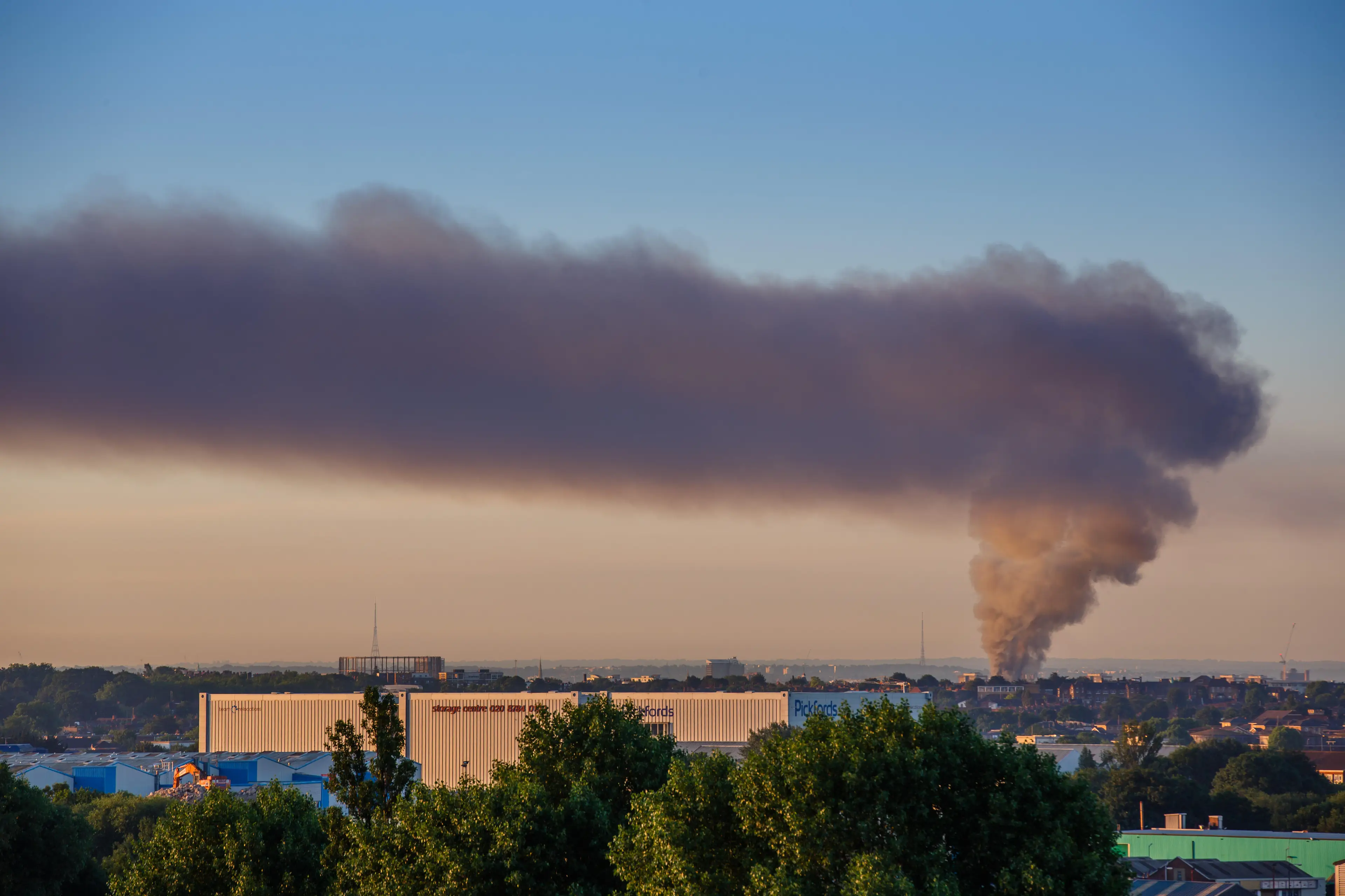 Firefighters remained at Grenfell for hours.