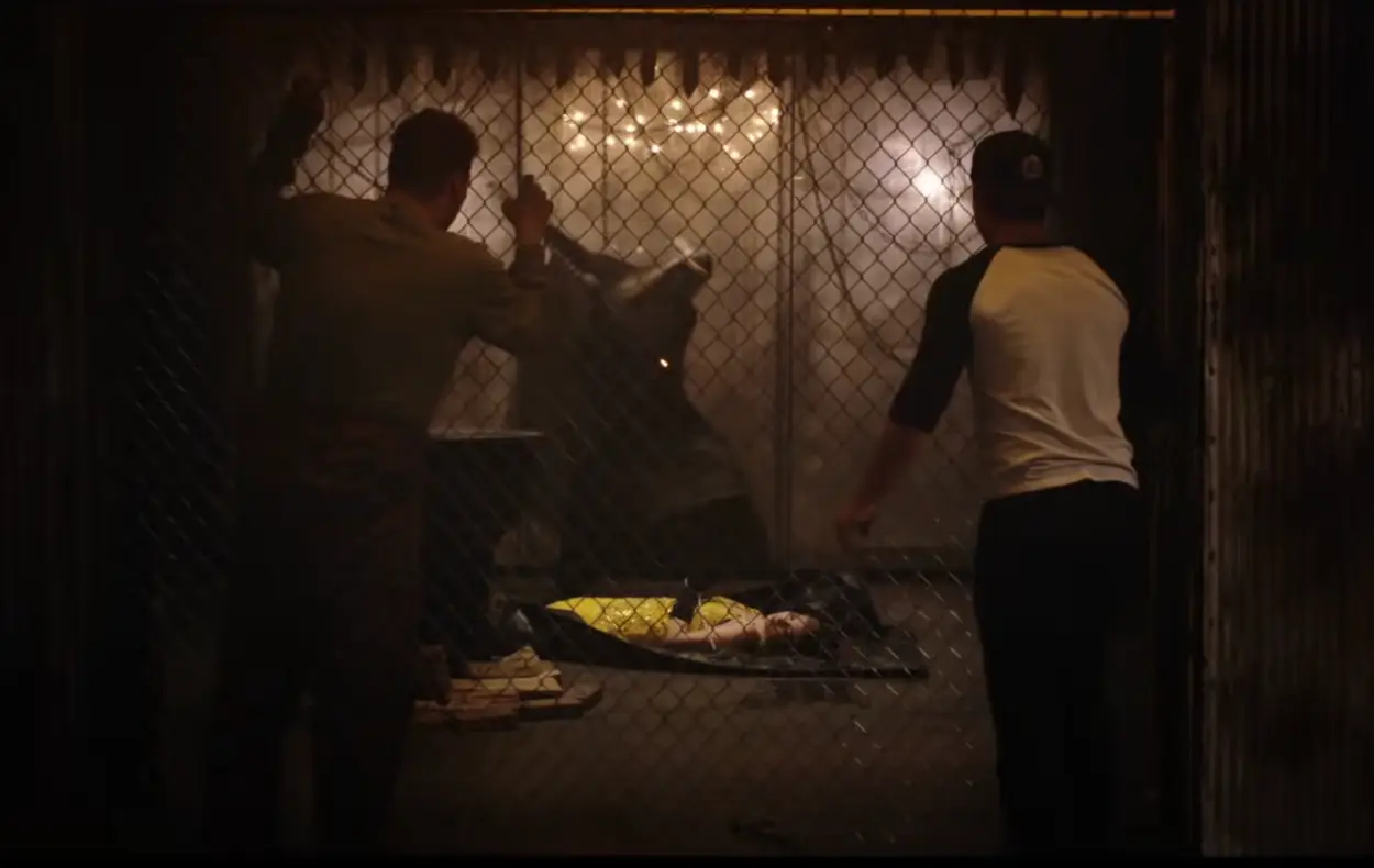 The film is full of gore, violence and chainsaws.