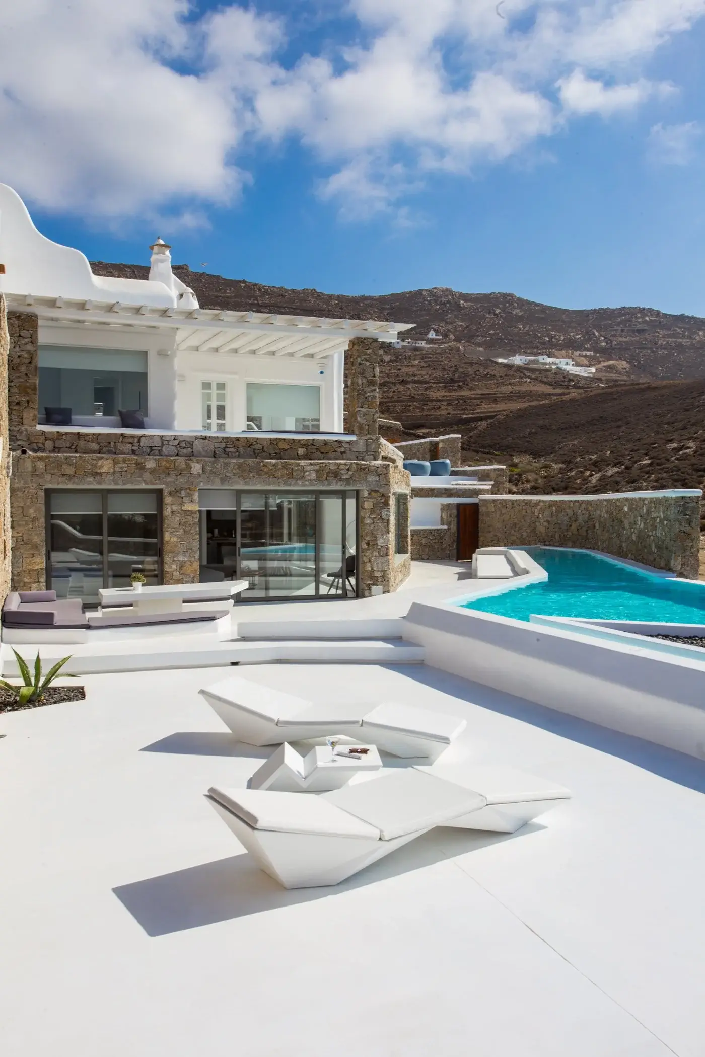 The Sunset Beach villa.