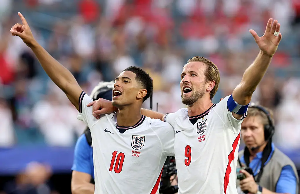 Jude Bellingham and Harry Kane (Justin Setterfield/Getty Images)