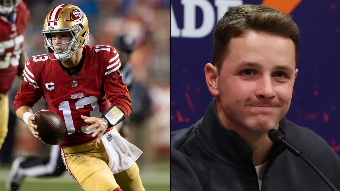 Michael Zagaris/San Francisco 49ers/Getty Images  Perry Knotts/Getty Images