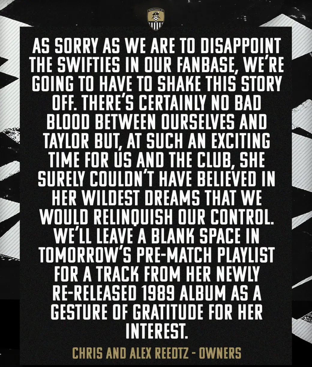 The club has released a statement about the claim.