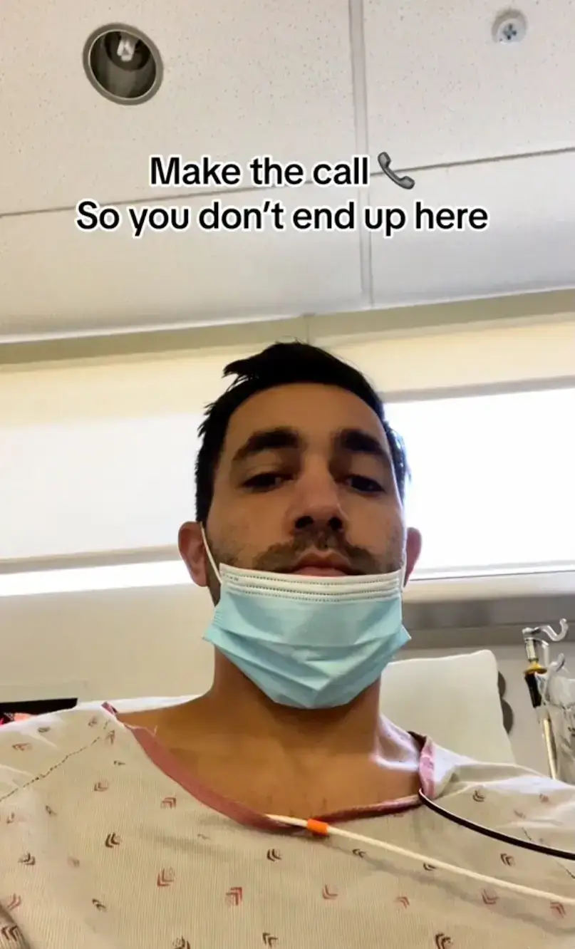 Joe Faratzis explained the things that had signalled that he was battling a serious illness (TikTok/radiant14percent)