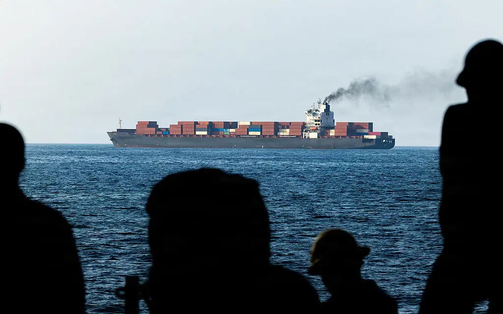 The blockage of the Strait of Hormuz is causing global problems and rising prices (Handout Photo by the U.S. Navy via Getty Images)