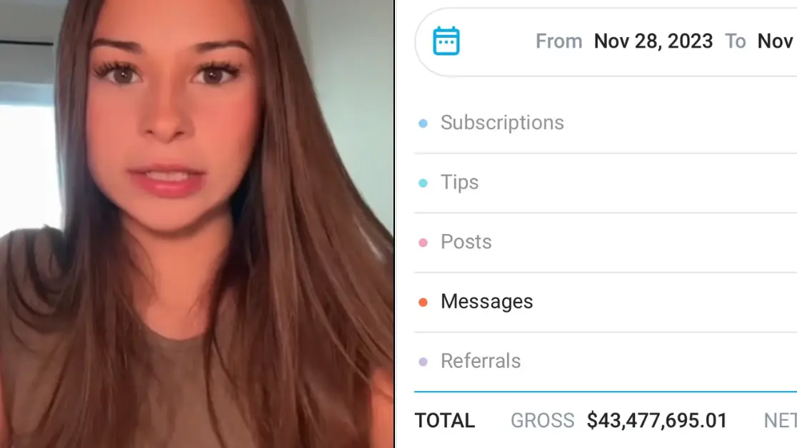 OnlyFans star who earned $43 million this year thanks top fan for staggering amount he's spent