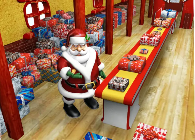 You can see where Santa is right now (NORAD)