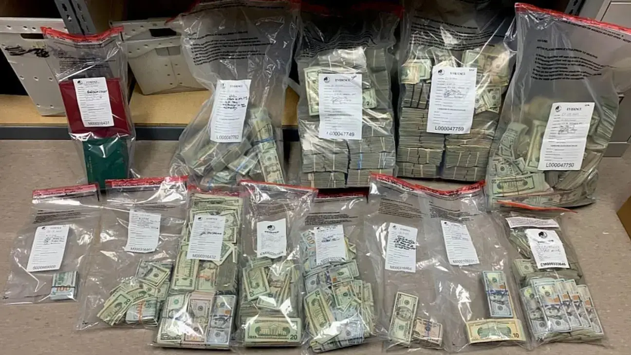 Suffolk County District Attorney's Office released three photos in relation to evidence seized during the arrest.