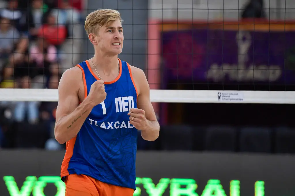 The beach volleyball player was sentenced to four years behind bars for rape. (Pablo Morano/BSR Agency/Getty Images)