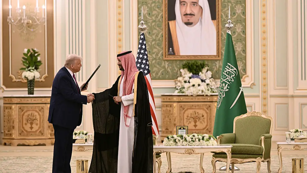 Donald Trump given extremely rare honour as touches down in Saudi Arabia to meet Crown Prince