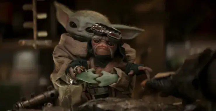 Grogu wasted no time in making friends and influencing the Huttese in episode one.