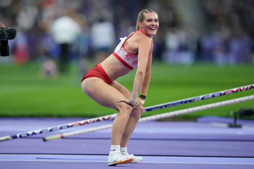 Newman went viral for twerking at the 2024 Games (Daniela Porcelli/Eurasia Sport Images/Getty Images)