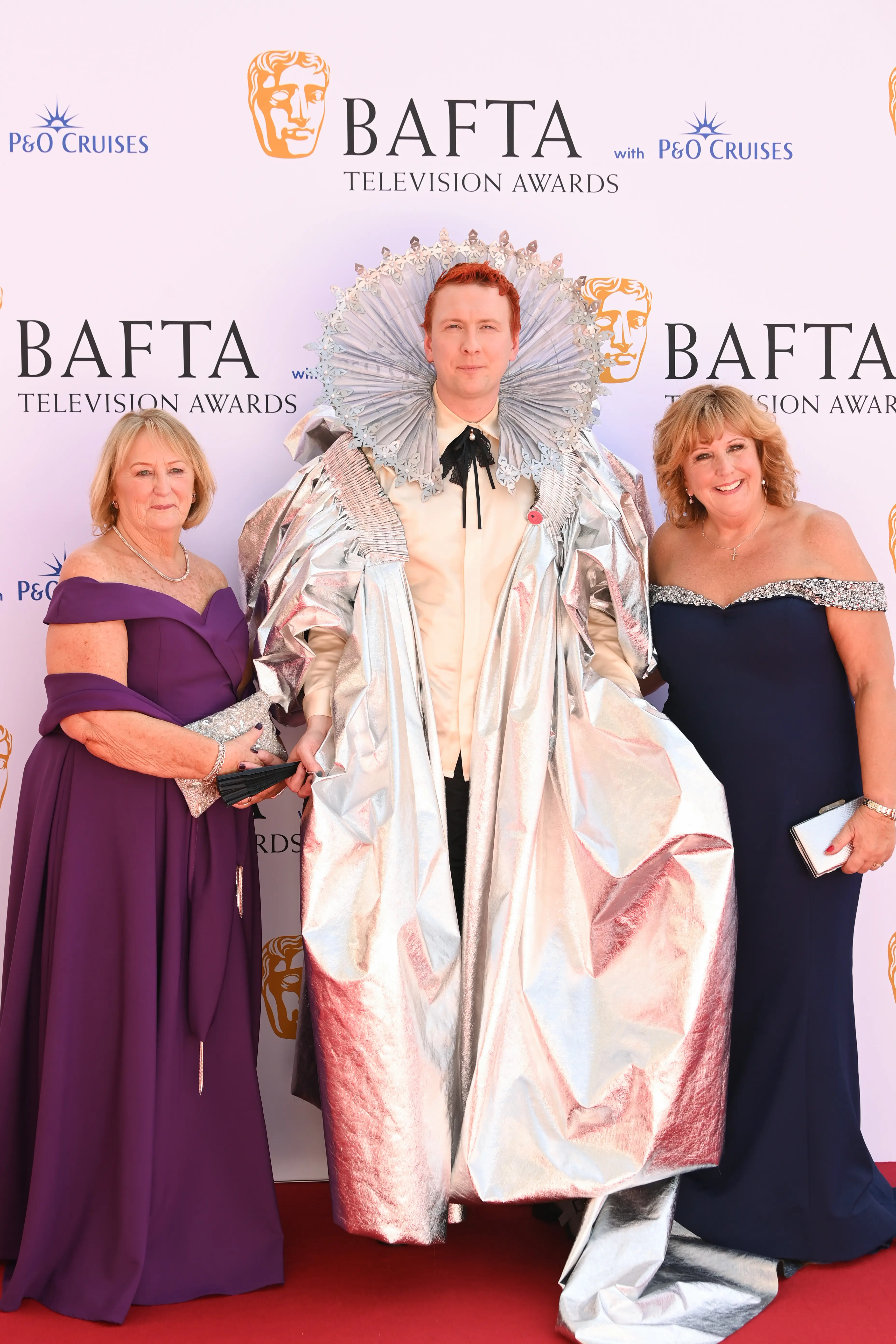 Lycett and his aunties. (Eamonn McCormack/WireImage)