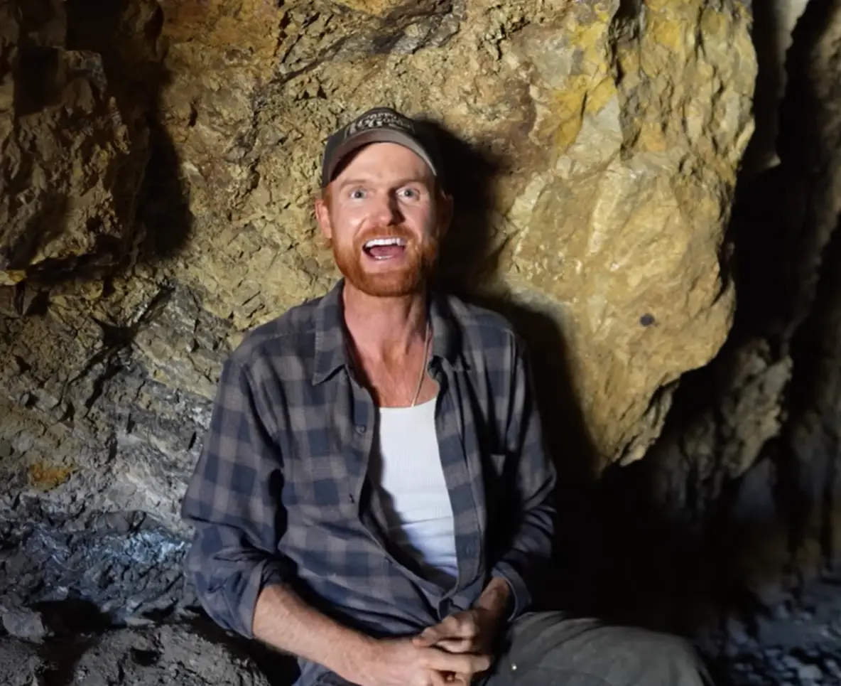 He's currently trying to get water from the abandoned mines under his ghost town. (YouTube/Ghost Town Living)