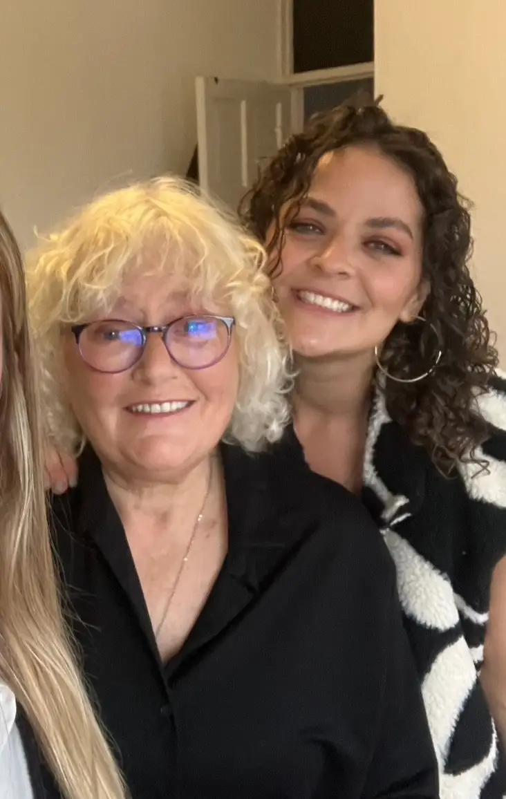 Hannah Pharoah and her mum Sue held a wake at the coffee shop (BNPS)