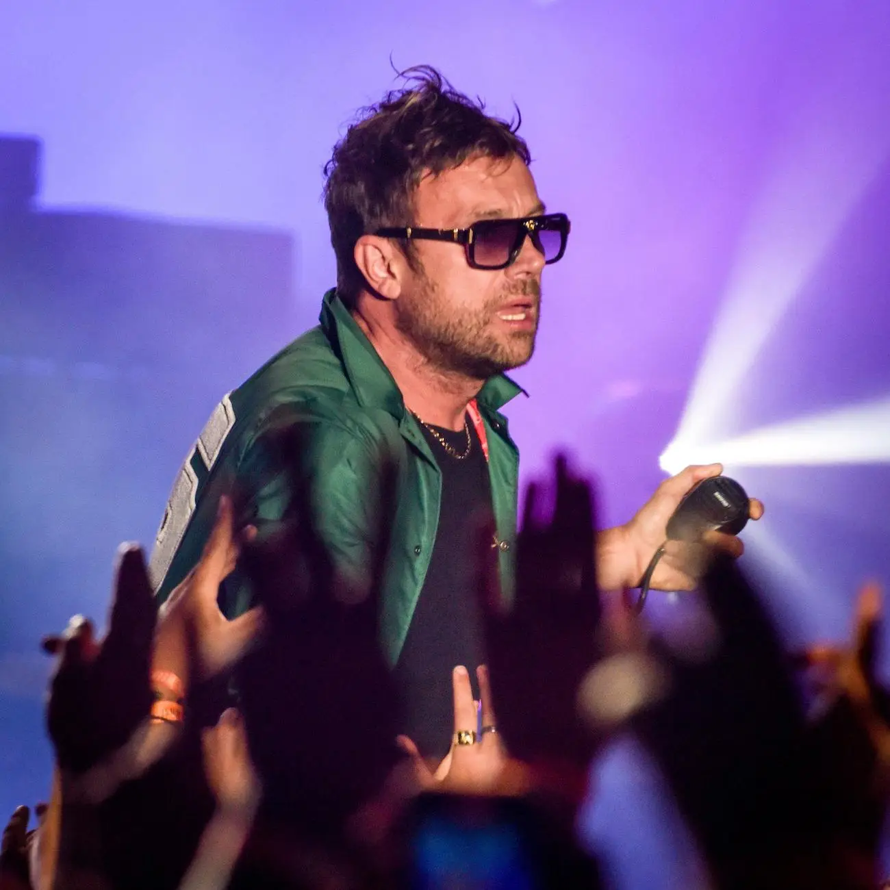 Albarn performing in August 2021.