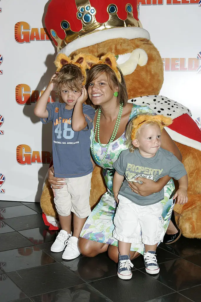 Freddy pictured with his mother Jade and brother Bobby (Jon Furniss/WireImage)