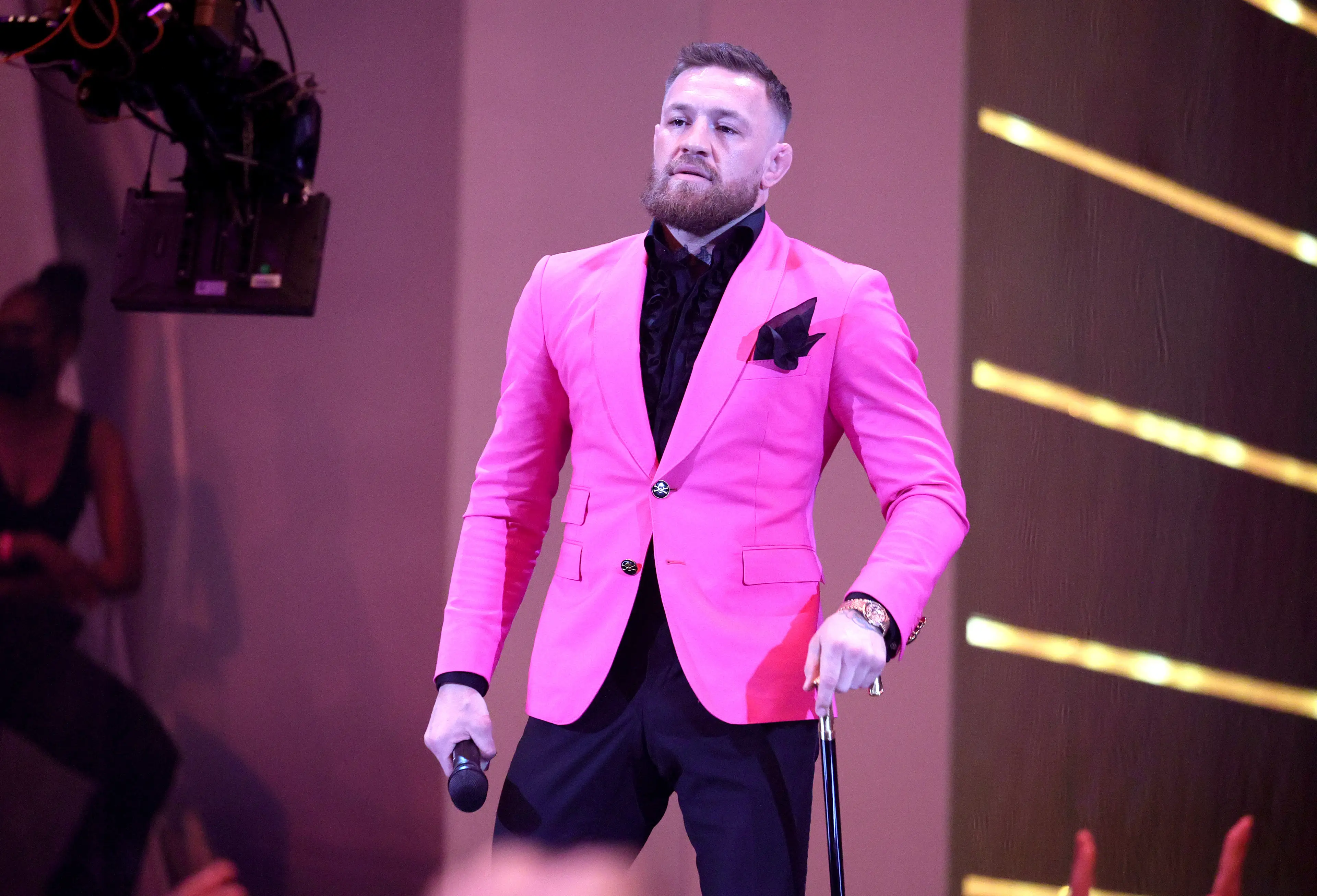 The Irish fighter said MGK was lucky to walk away from their run in unscathed (Theo Wargo/Getty Images for MTV/ViacomCBS)