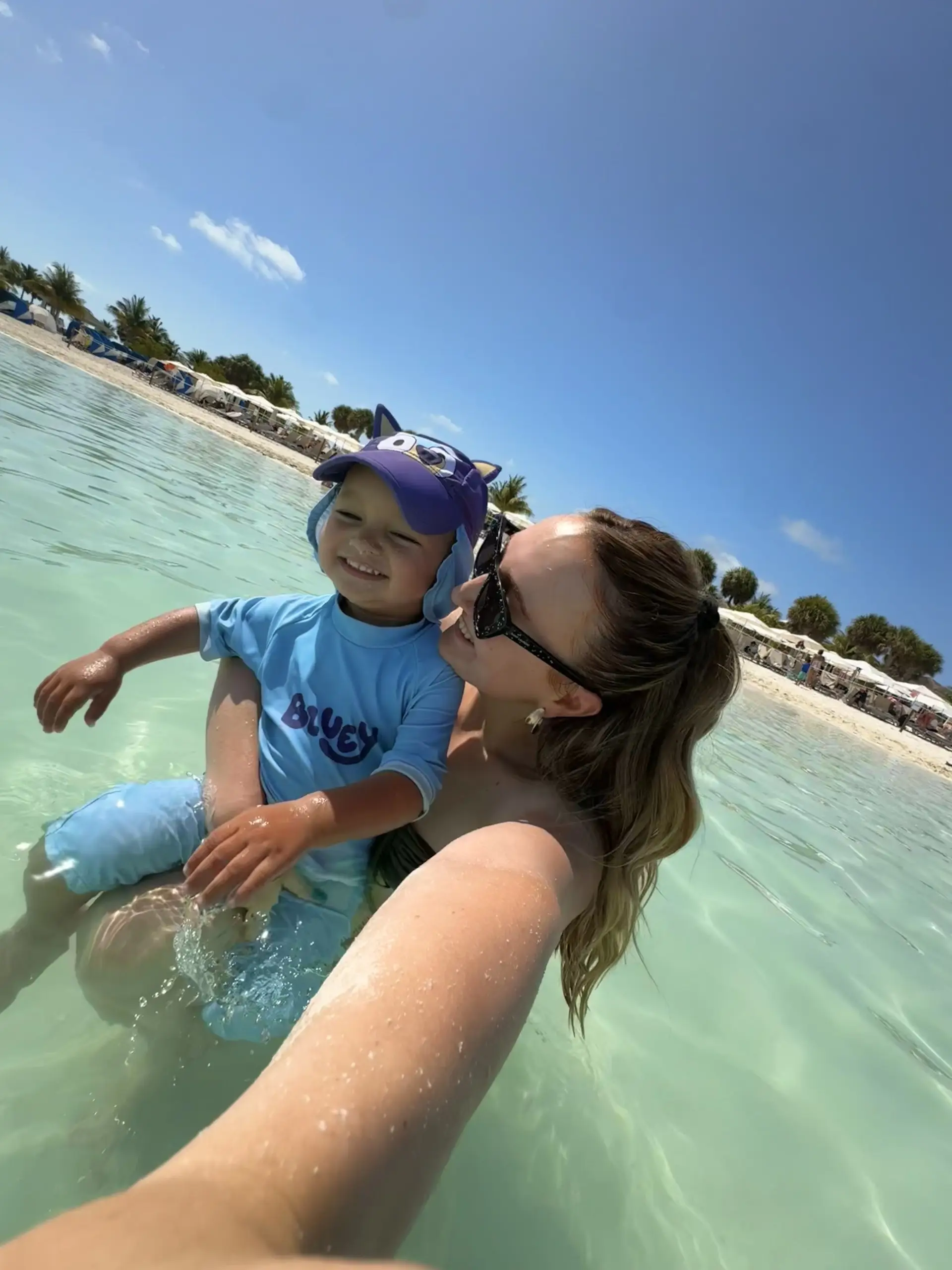 Chelsea and her son Mattia spend up to eight weeks at a time on the ship (Chelsea Jean)