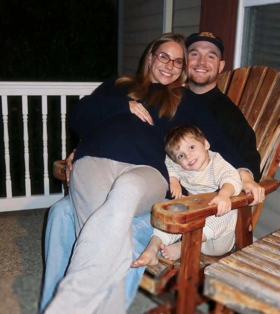 The couple's 'life completely changed' after the loss of their three-year-old son, Emilie said (Instagram/@emiliekiser)