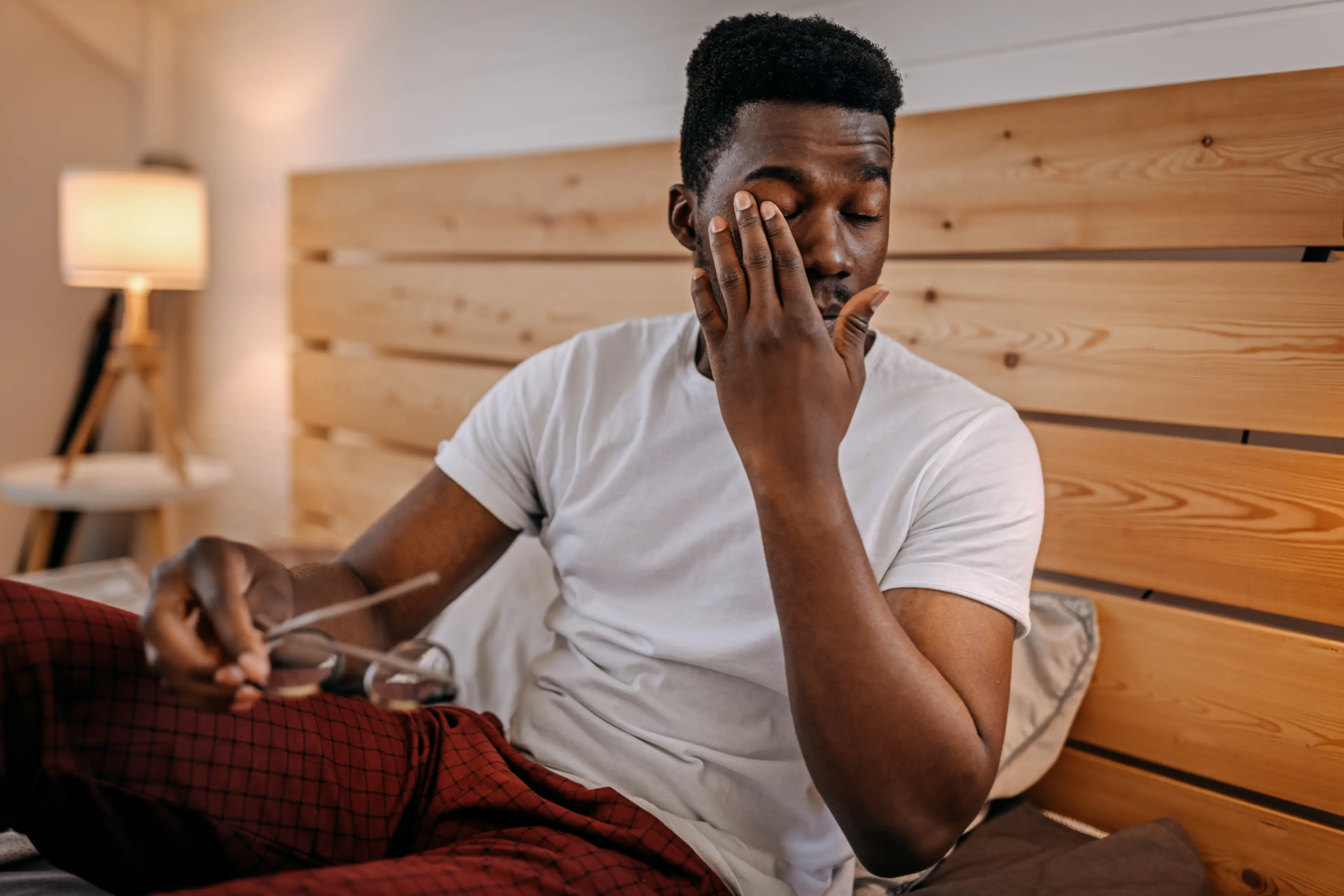 The doc points out those with a migraine might not be feeling so peckish (Getty Stock)