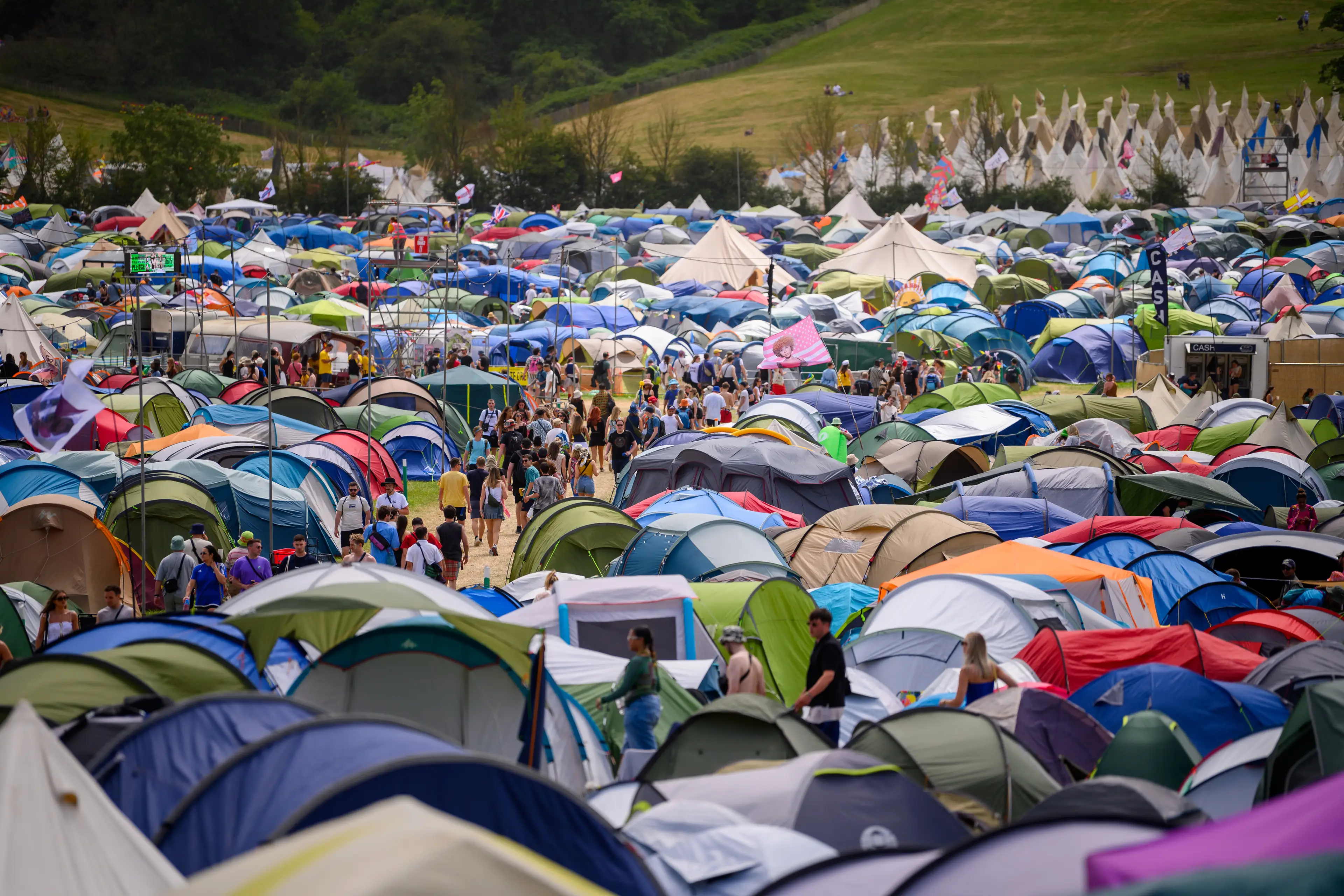 The festival is now well underway in Somerset. (Joe Maher/Getty Images)
