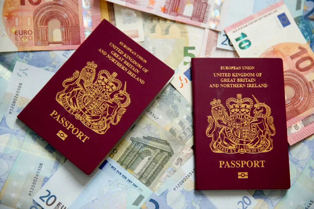 Red passport holders may need to renew their passports before travelling this year (Dinendra Haria/SOPA Images/LightRocket via Getty Images)