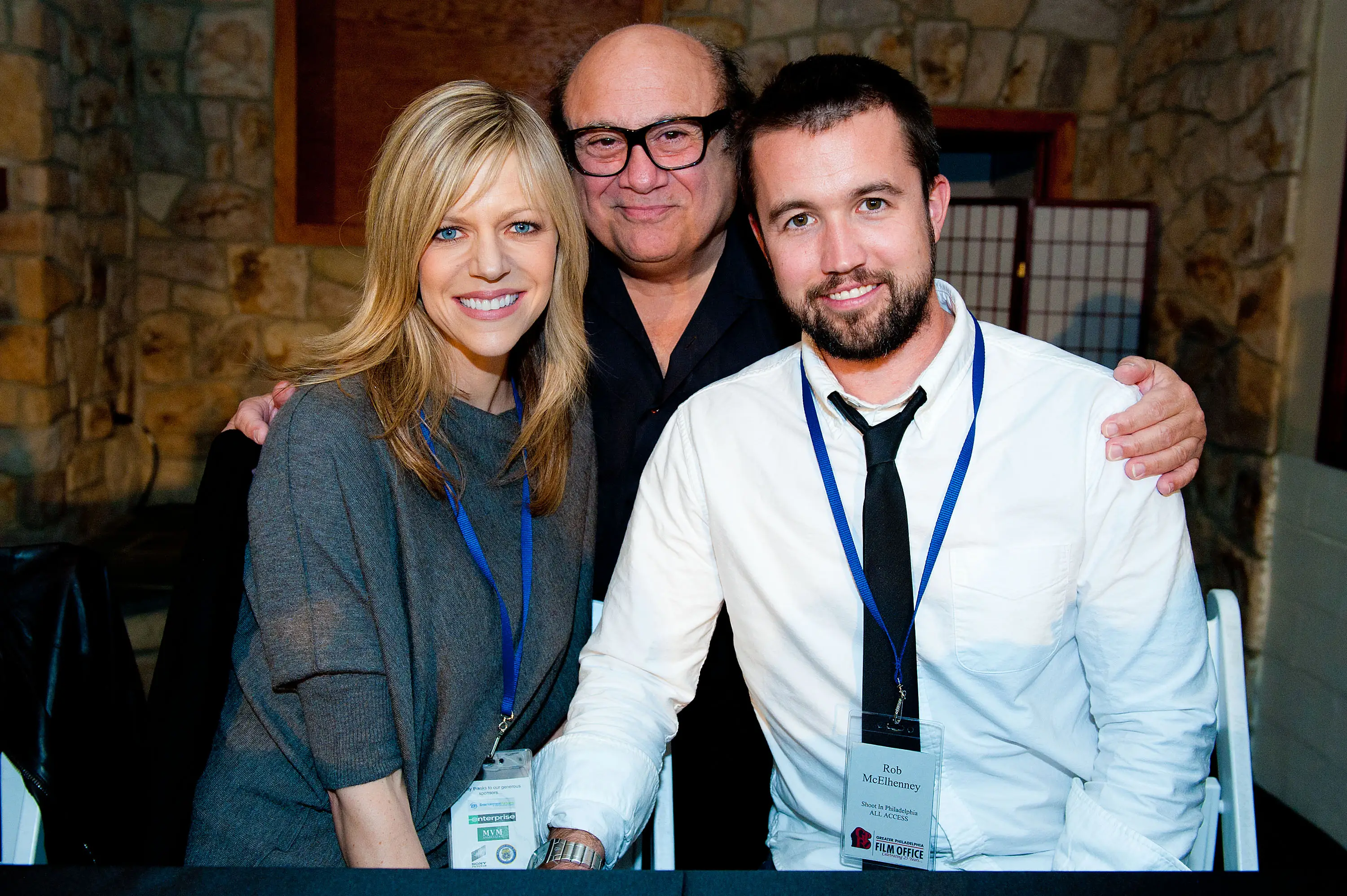 Olson, Devito and McElhenney (Jeff Fusco/Getty Images)