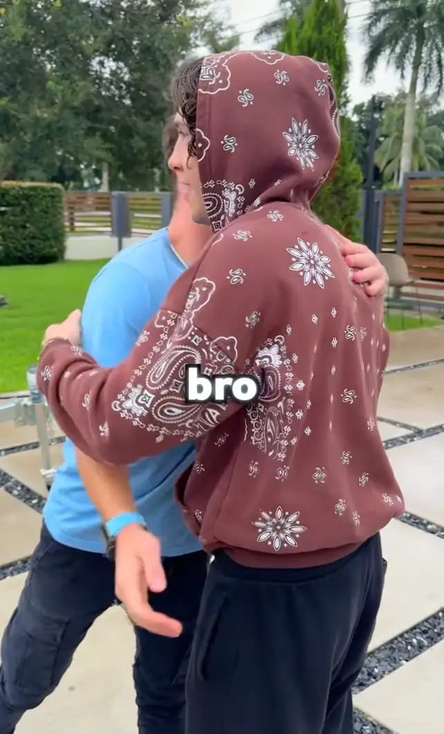 The pair shared a few hugs in the video (Instagram/@jackdoherty)