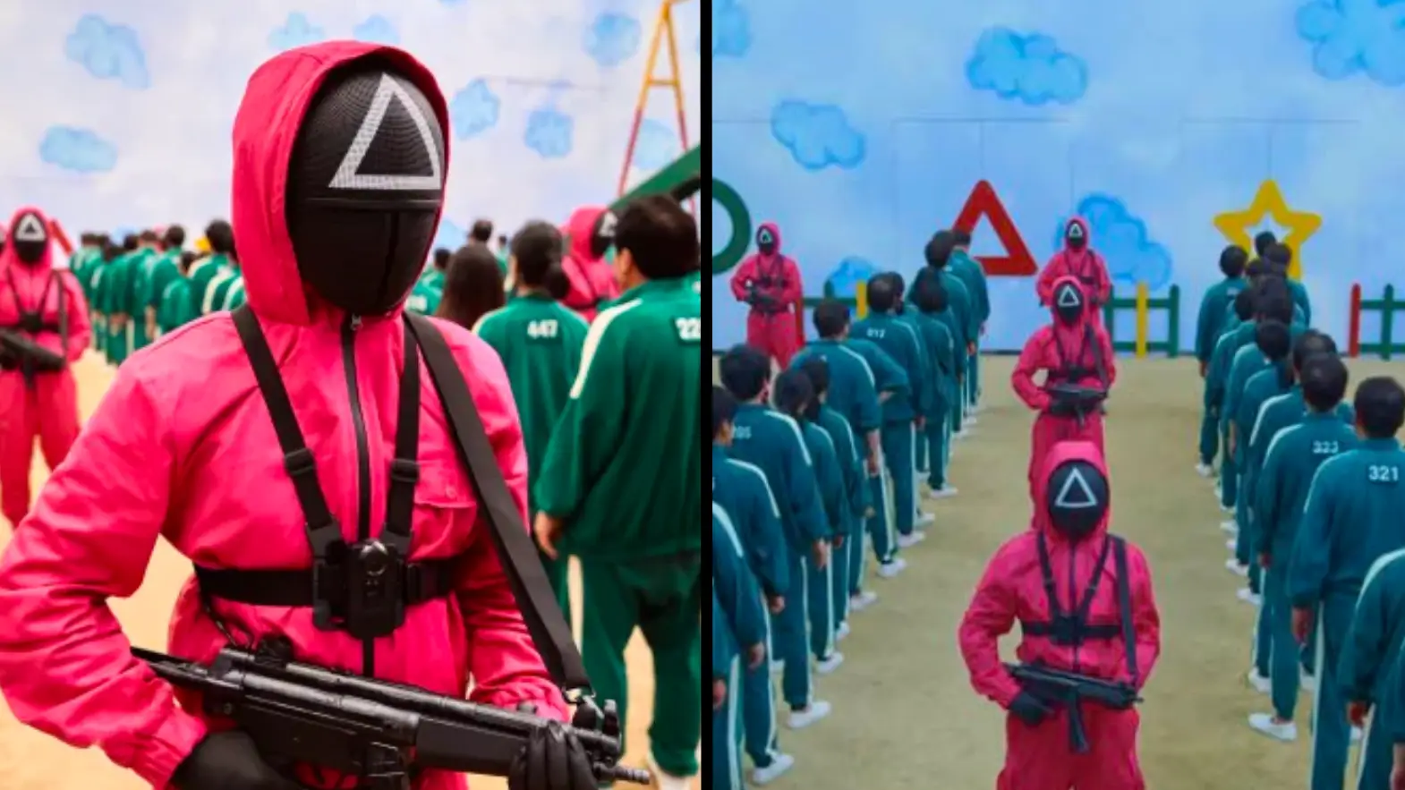 Netflix's real-life Squid Game sees people collapse in freezing conditions