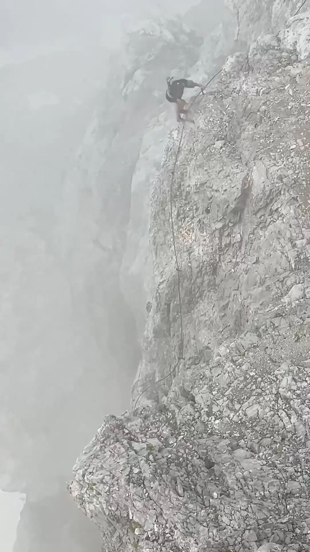 Via ferrata is actually petrifying (LADbible)