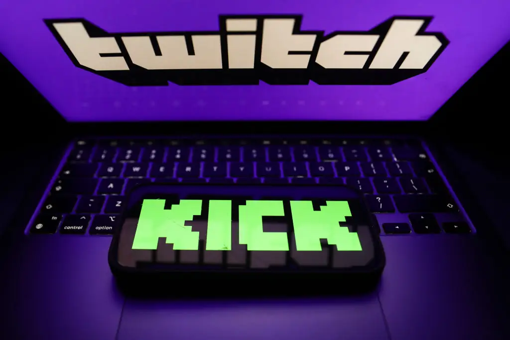 He was streaming on Kick, an alternative to Twitch with fewer rules (Jakub Porzycki/NurPhoto via Getty Images)