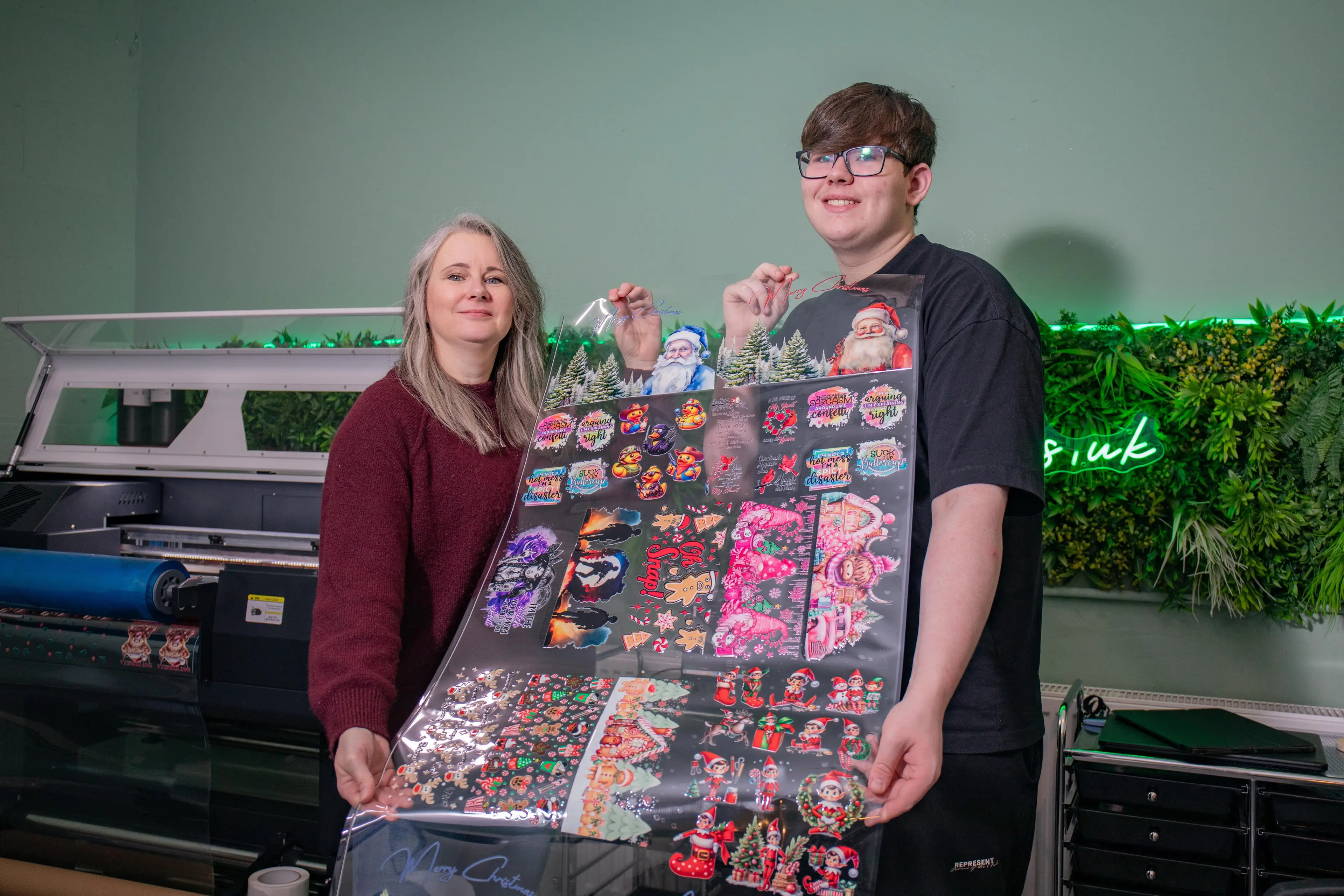 The teenager has turned an afterschool hobby into a business (SWNS)
