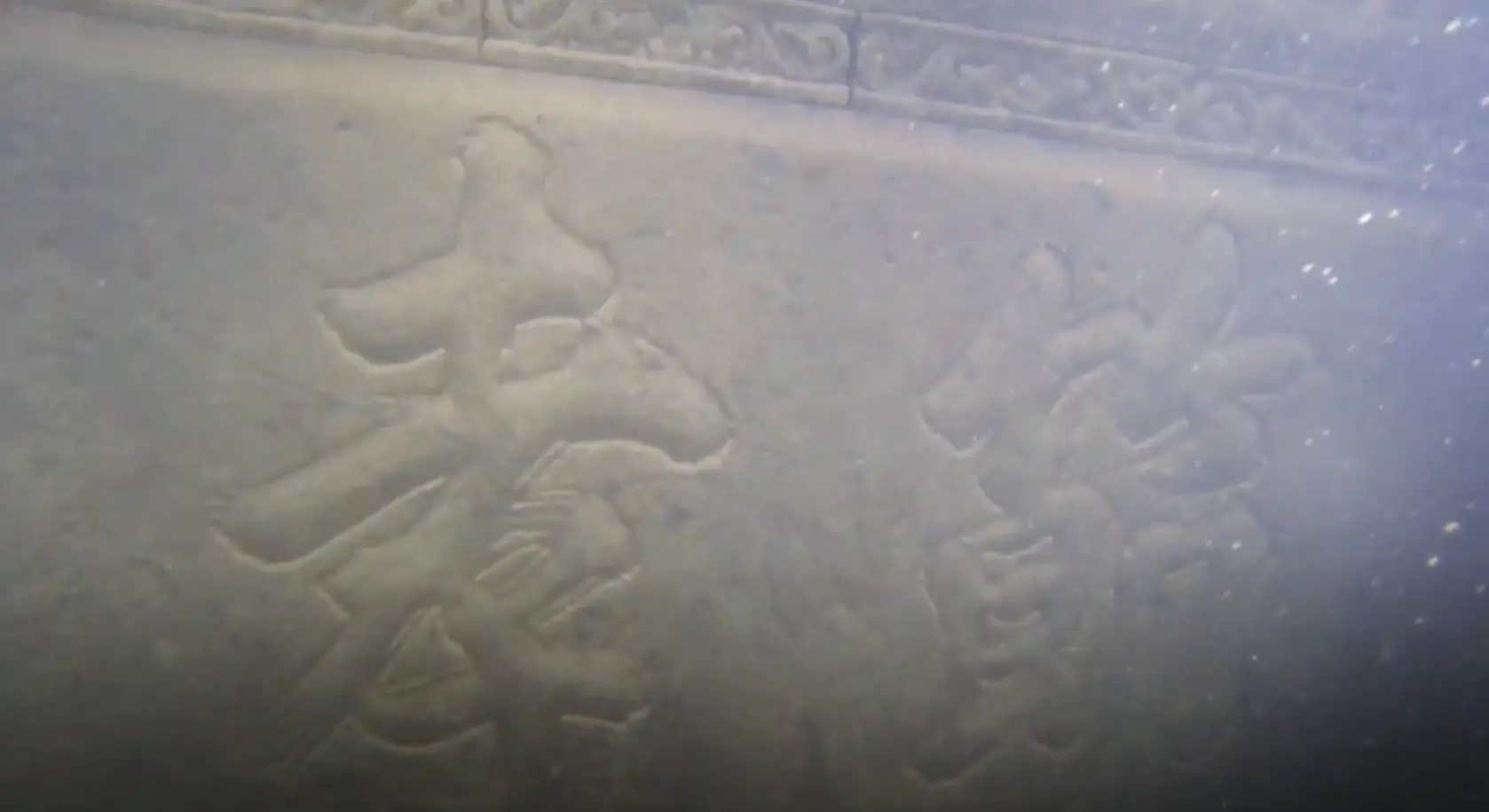 The ancient city has been preserved underwater (YouTube/@‌CWDiving)