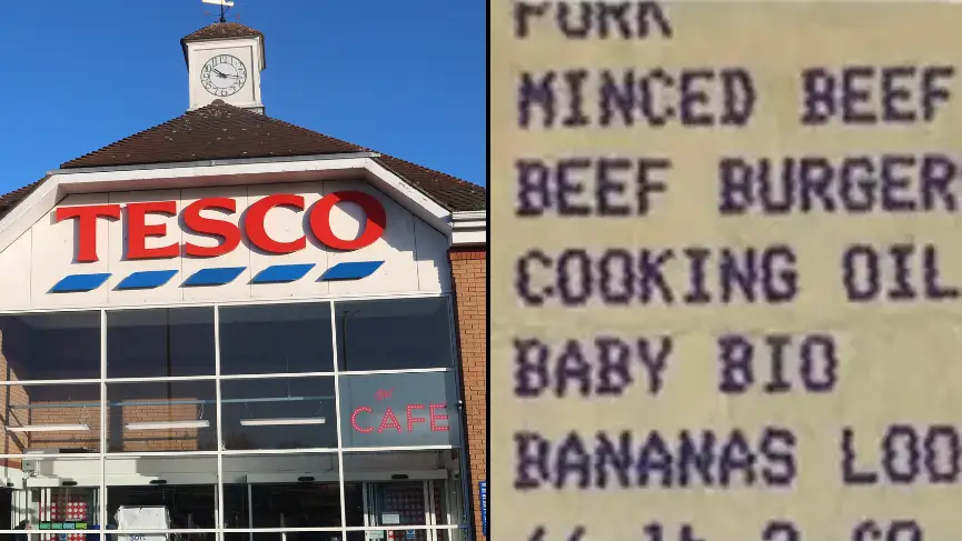Man discovers Tesco receipt from 1994 and leaves people in shock at the difference in prices