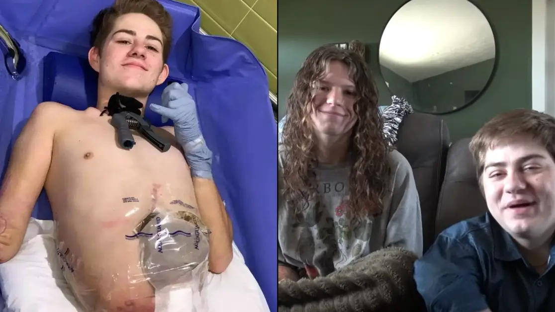 SWNS / Youtube/Sabia and Loren