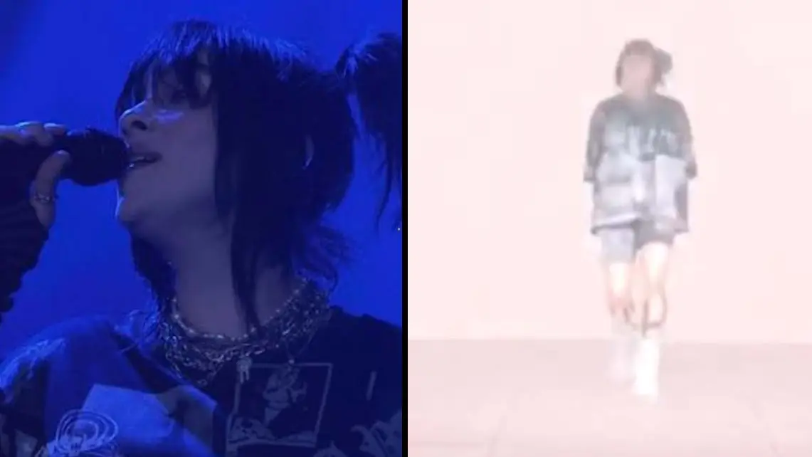 Billie Eilish Fans Confused After Noticing Excessive Shin Tape At Glastonbury Performance