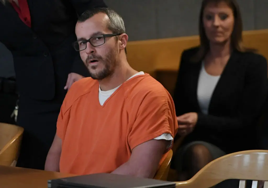 Chris Watts is serving five life sentences for murdering his pregnant wife and daughters (RJ Sangosti/The Denver Post via Getty Images)
