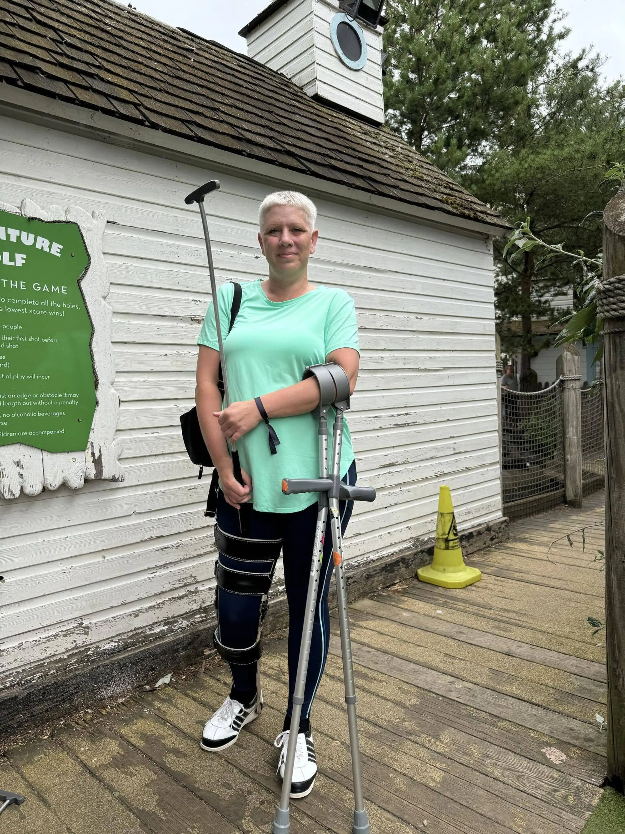 She managed to retake her driving test in a mobility car (Kennedy News and Media)