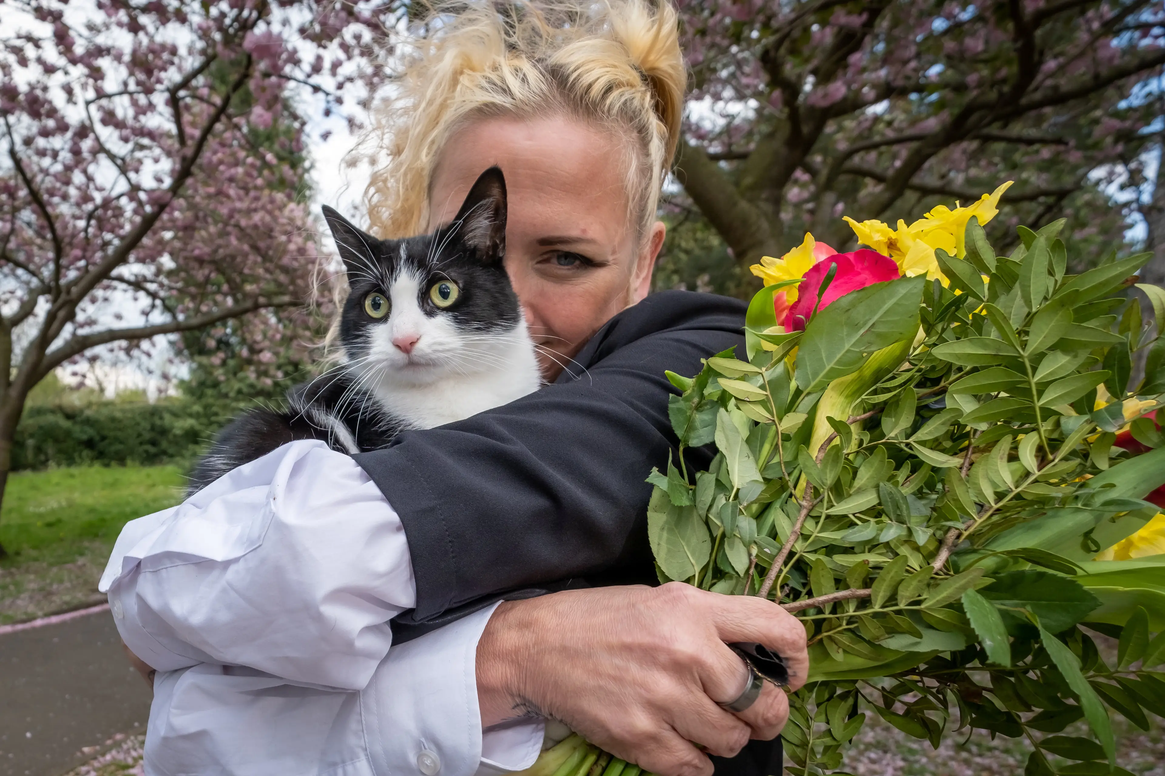 She says she's 'terrified' of having to give up her cat.