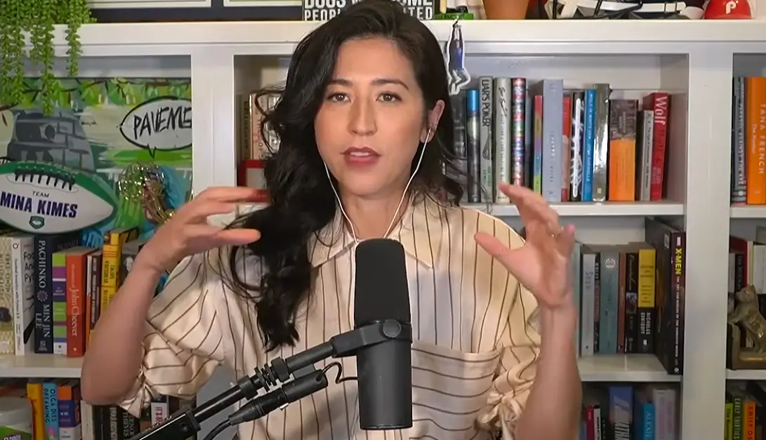 Mina Kimes called it 'odd' the way Rodgers spoke of his wife (YouTube/ The Sports Gossip Show)