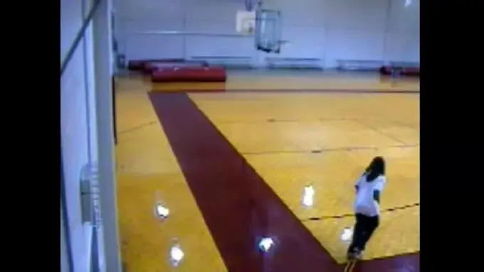 The last known footage of the 17-year-old, captured in Lowndes High School gym (CNN)