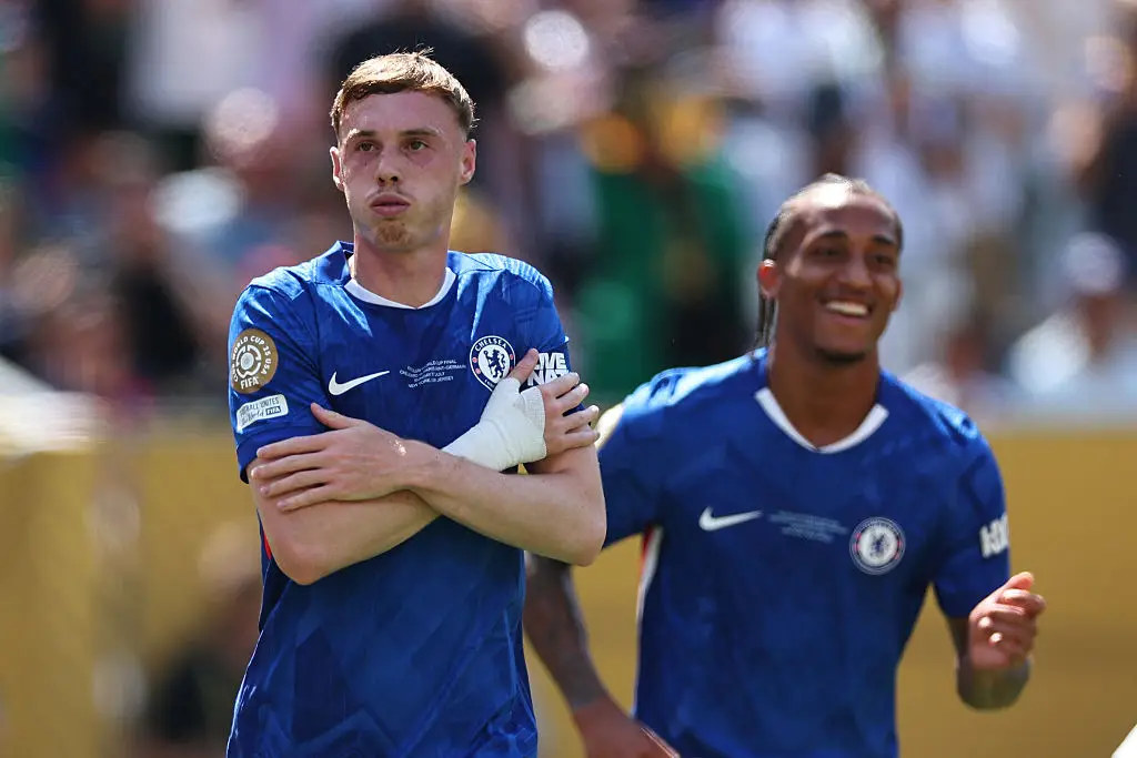 Chelsea's Cole Palmer starred in the Club World Cup final, with two goals and an assist (Robbie Jay Barratt - AMA/Getty Images)